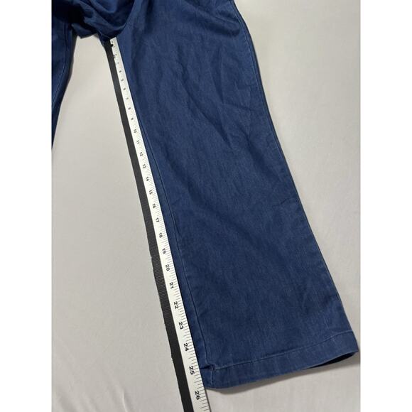 Se7en Women's M Soft Denim Jumpsuit Lightweight Y2K 90's Festival Summer Casual - Picture 7 of 7